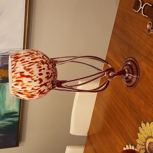 Red Murano Glass Candle Holder/Vase